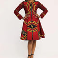 African Print Jacket Dress
