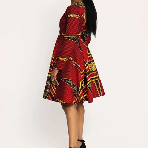 African Print Jacket Dress