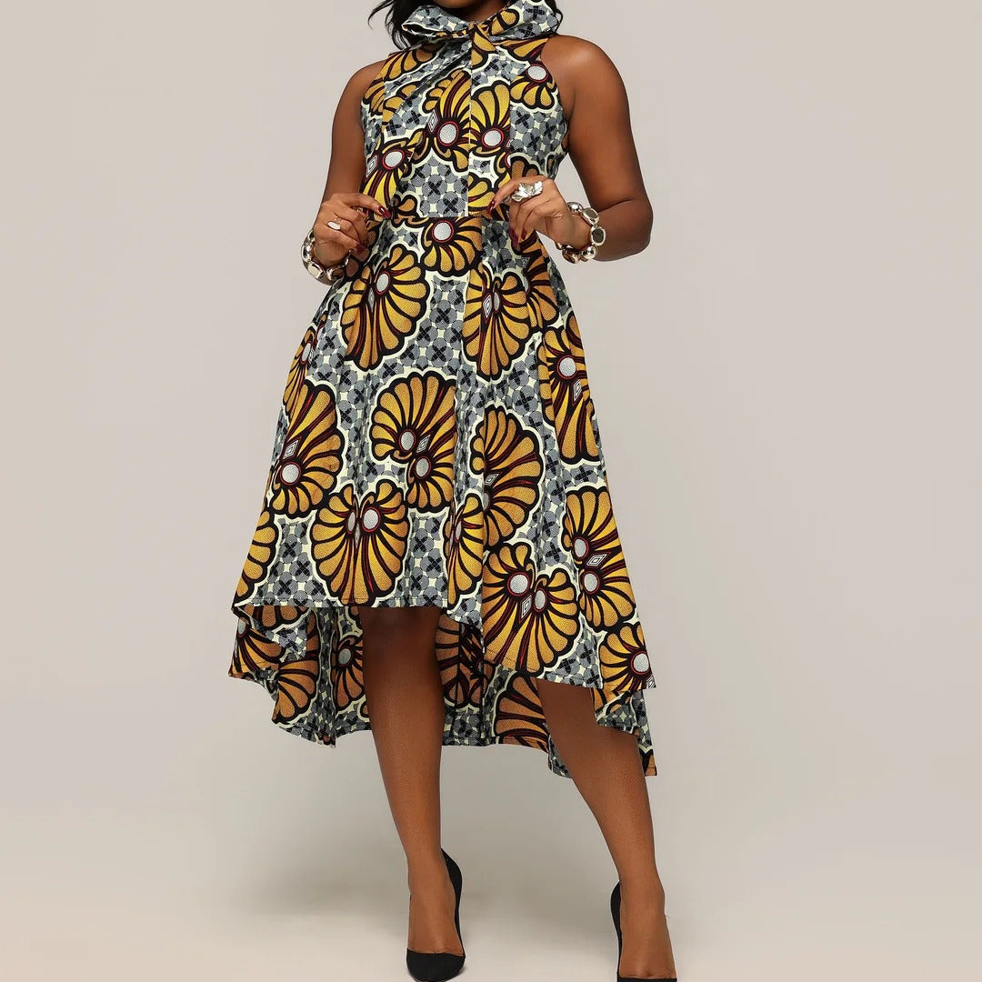 Sleeveless Flare Dress